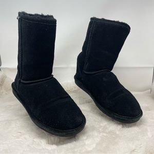 Bearpaw Suede Shearling Emma Short Above Ankle All Seasons Winter Boot